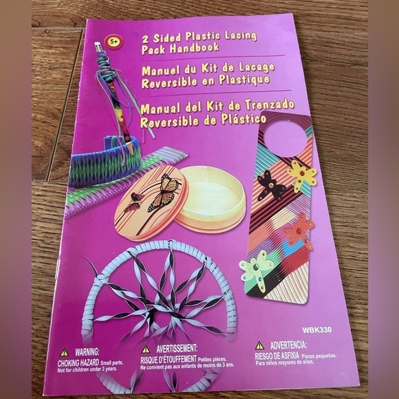 2 sided plastic lacing handbook paperback book - Picture 1 of 3